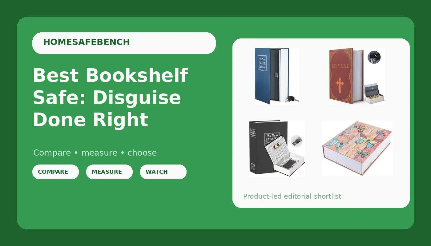 Best Bookshelf Safe: Disguise Done Right - HomeSafeBench review with measurements and honest opinion