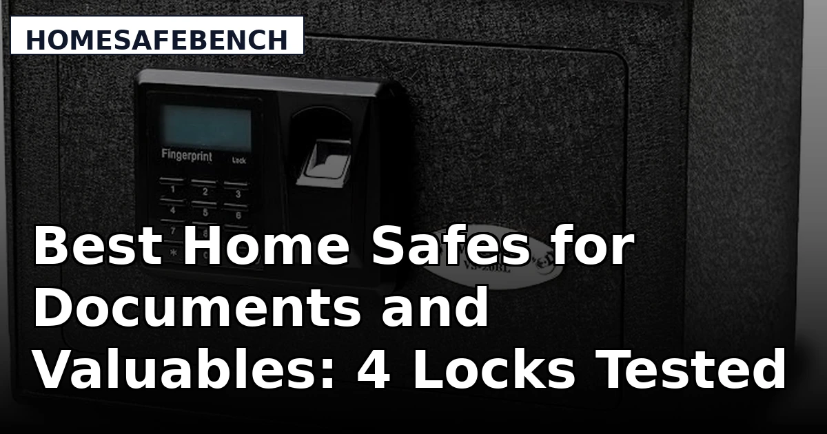 Best Home Safes for Documents and Valuables: 4 Locks Tested