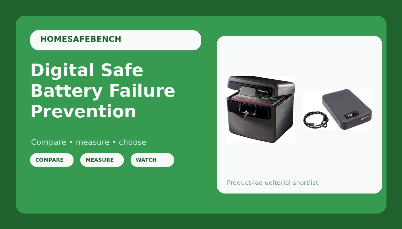 Digital Safe Battery Failure Prevention - HomeSafeBench review with measurements and honest opinion